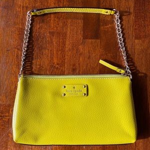 Kate Spade Wellesley Byrd Chain Shoulder Bag - Chartreuse